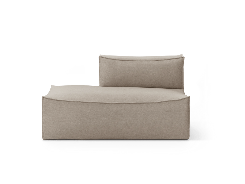 Catena Sofa Open End Left - S300 - Ferm Living Sofas - Loose Drape - Natural - HORNE