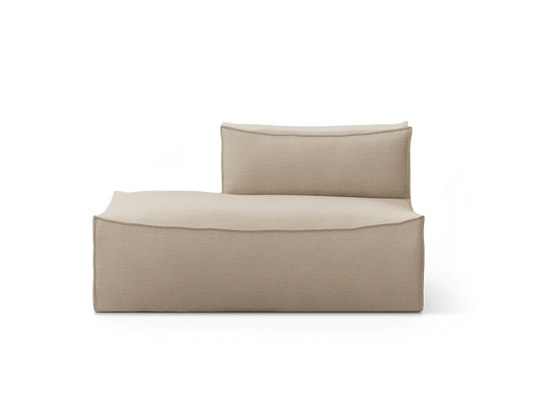 Catena Sofa Open End Left - S300 - Ferm Living Sofas - Loose Drape - Natural - HORNE