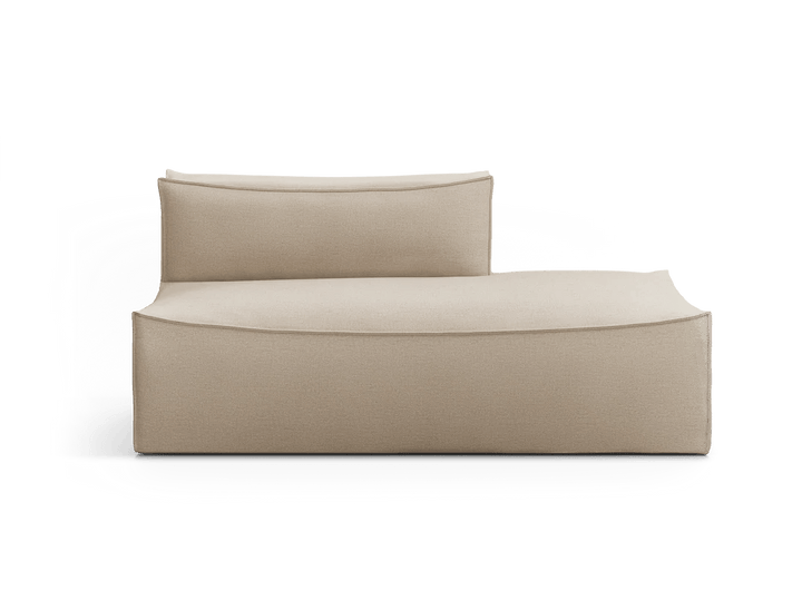 Catena Sofa Open End Right - L301 - Ferm Living Sofas - Rich Linen - Natural - HORNE