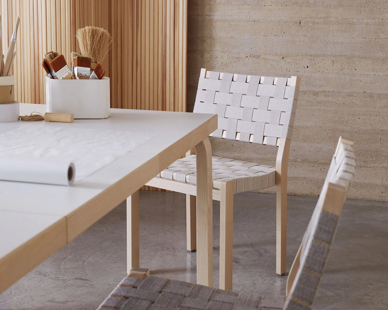 Chair 611 - Black Lacquered - Artek - Chairs - Black - HORNE