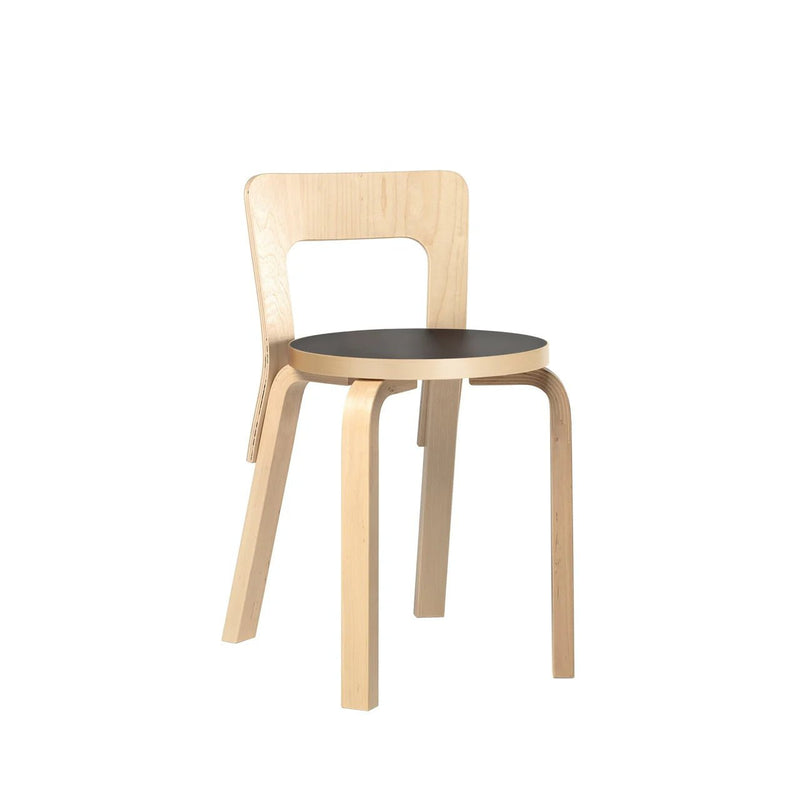 Chair 65 - Natural Lacquered - Artek Chairs - Birch Seat - HORNE