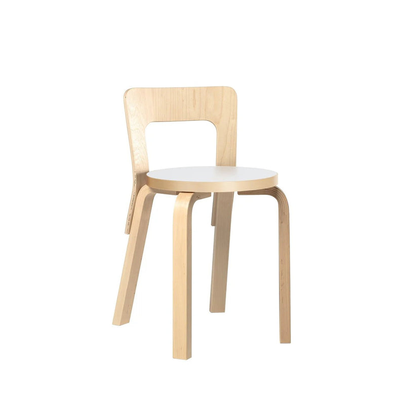 Chair 65 - Natural Lacquered - Artek Chairs - Birch Seat - HORNE