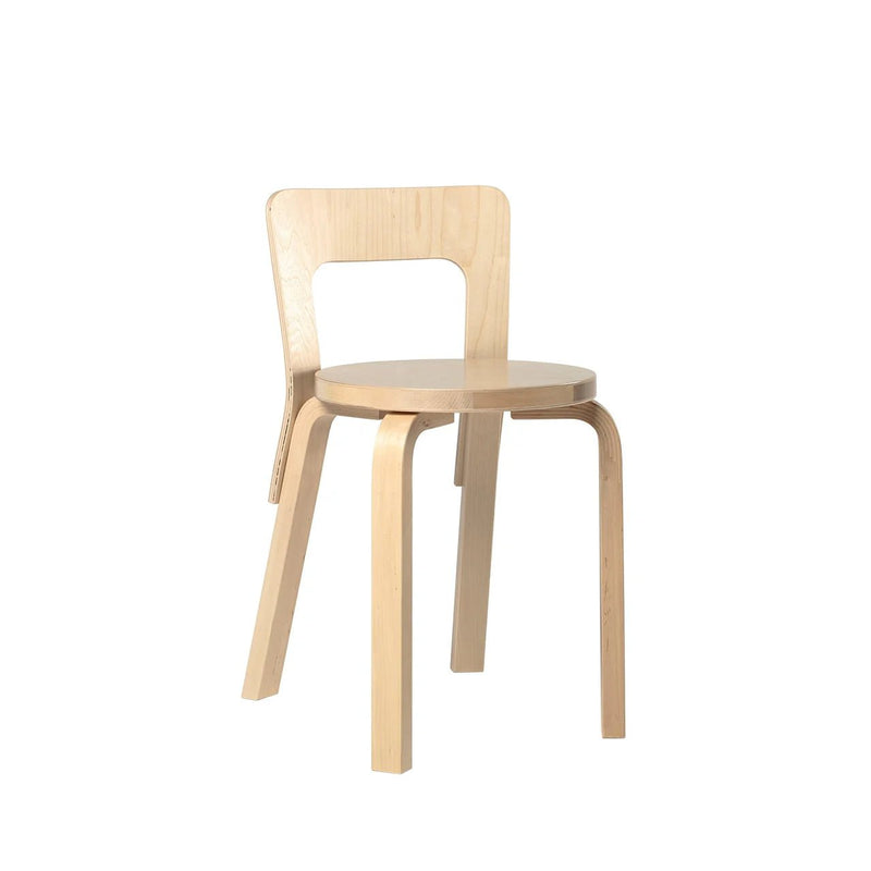 Chair 65 - Natural Lacquered - Artek Chairs - Birch Seat - HORNE