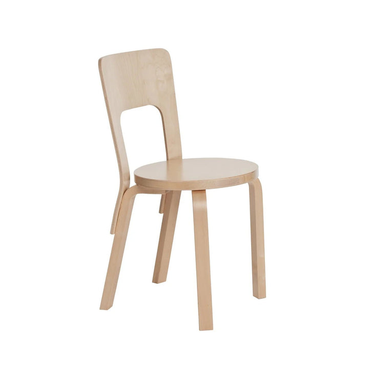 Chair 66 by Alvar Aalto - Artek Chairs - Birch Veneer Seat - HORNE