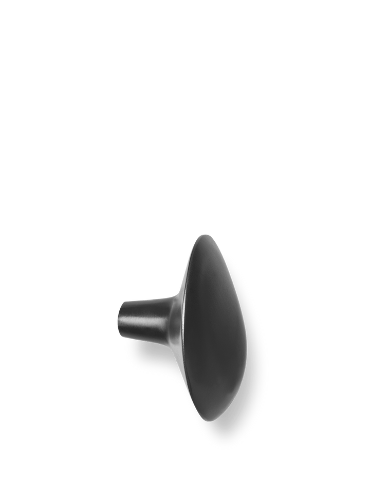 Chanterelle Hook - Ferm Living - Hangers & Hooks - Black Brass - HORNE