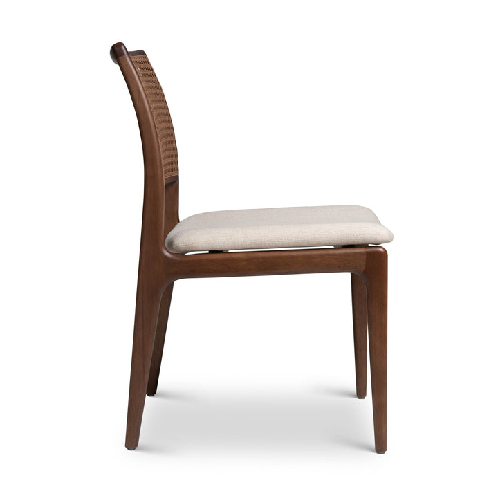 Charlotte Cane Side Chair - Urbia Chairs - Medley Ivory Nogal - HORNE