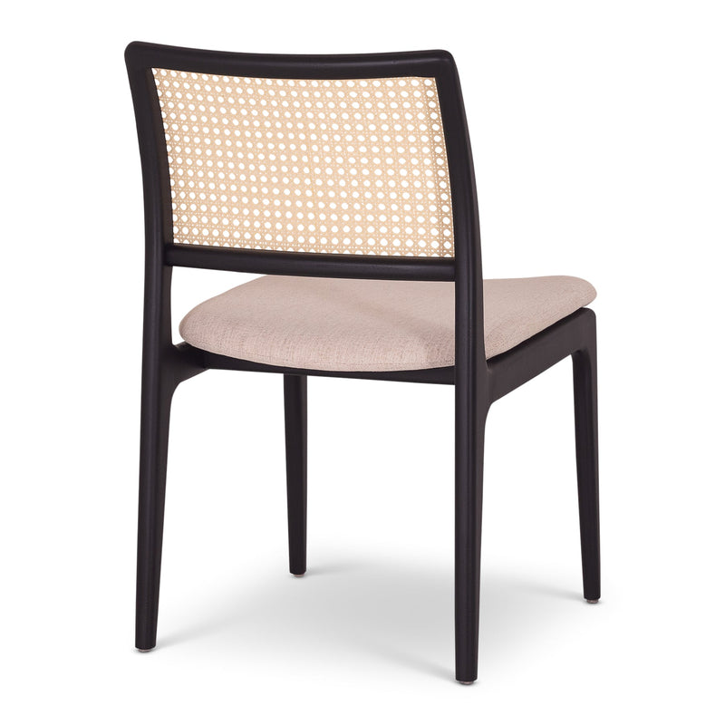 Charlotte Cane Side Chair - Urbia Chairs - Medley Ivory Ebano Natural - HORNE