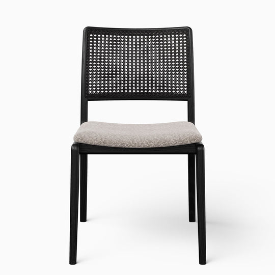 Charlotte Cane Side Chair - Urbia Chairs - Crafted Glaze Ebano - HORNE