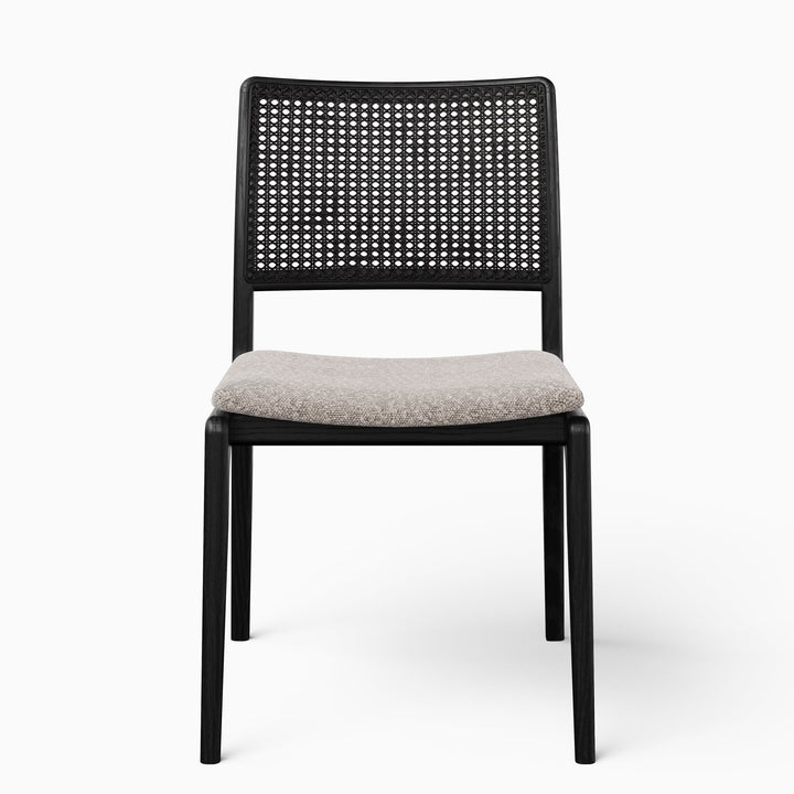 Charlotte Cane Side Chair - Urbia Chairs - Crafted Glaze Ebano - HORNE