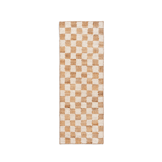 Ferm Living Check Wool Jute Runner