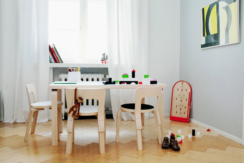 Children's Chair N65 by Alvar Aalto - Artek Kids + Baby - Birch Veneer Seat - HORNE
