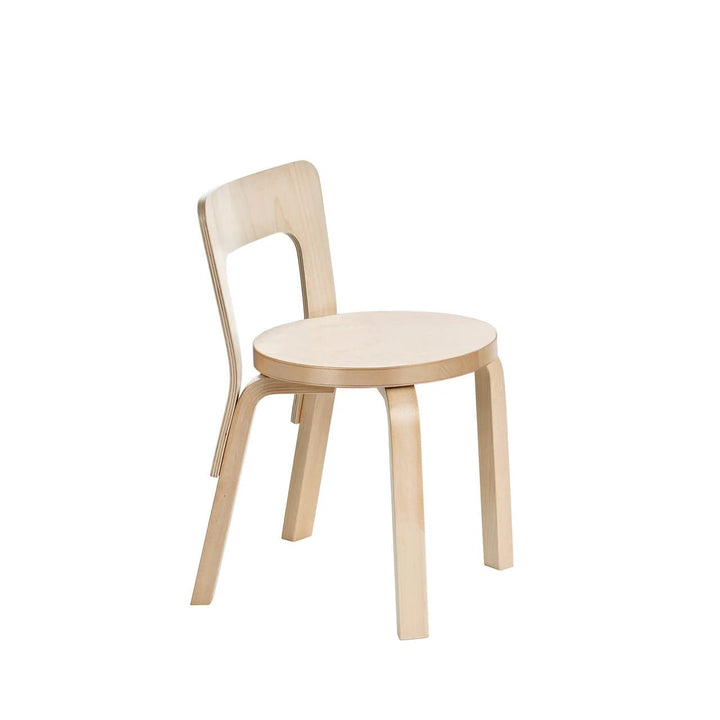Children's Chair N65 by Alvar Aalto - Artek Kids + Baby - Birch Veneer Seat - HORNE