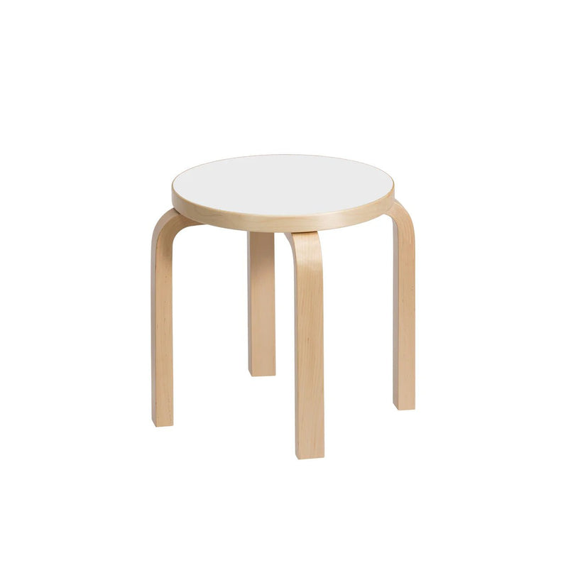 Children's Stool NE60 by Alvar Aalto - Artek Tables + Desks - Birch Seat - HORNE