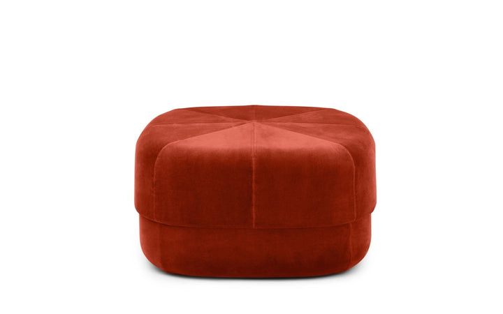 Circus Velour Pouf - Normann Copenhagen Poufs & Stools - Circus Velour Pouf Large - Rust - HORNE