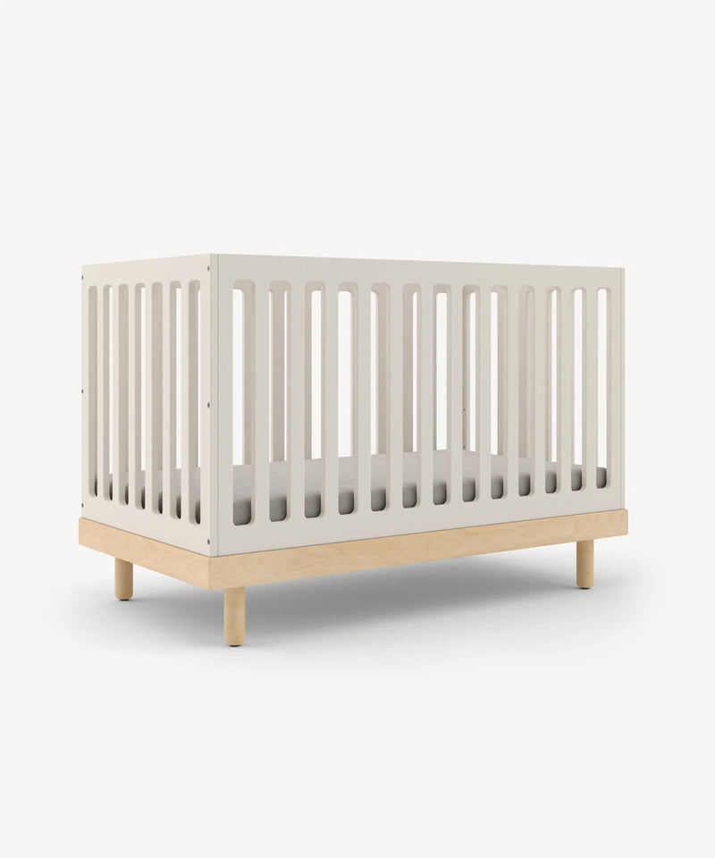 Classic Crib - Oeuf Kids + Baby - White/Birch - HORNE