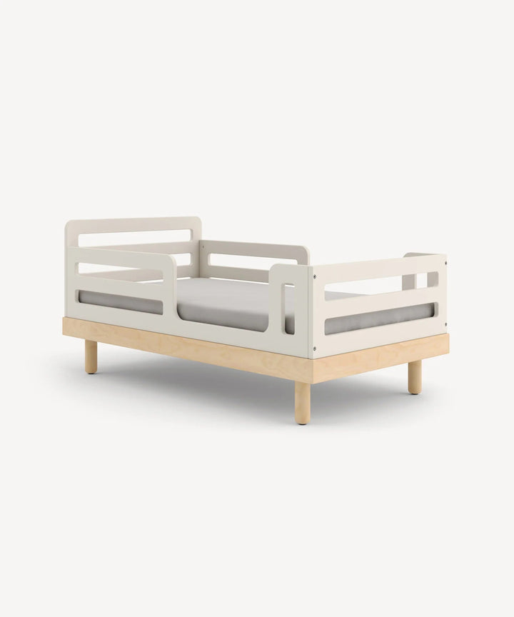 Classic Toddler Bed - Oeuf Kids + Baby - White/Birch - HORNE