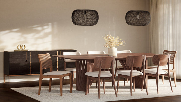 Claudia Side Chair - Urbia Chairs - Harvest Natural Nogal - HORNE