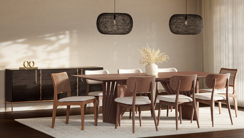 Claudia Side Chair - Urbia Chairs - Harvest Jute Ebano - HORNE