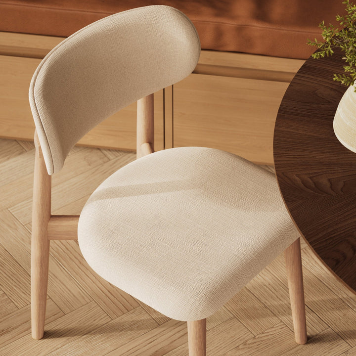 Claudia Side Chair - Urbia Chairs - Harvest Natural Nogal - HORNE