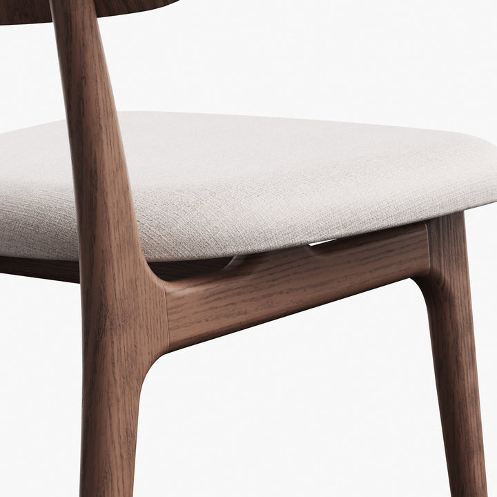 Claudia Side Chair - Urbia Chairs - Harvest Natural Nogal - HORNE