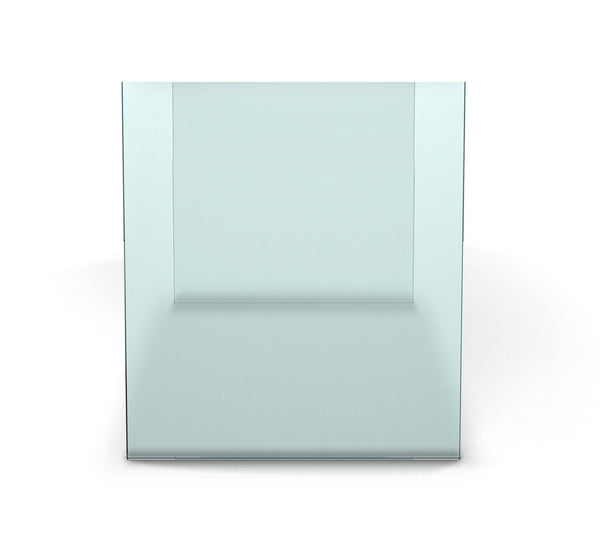 Clear Glass Slab Table Base - Dining Height - Set of 2 - Urbia Table + Task - HORNE