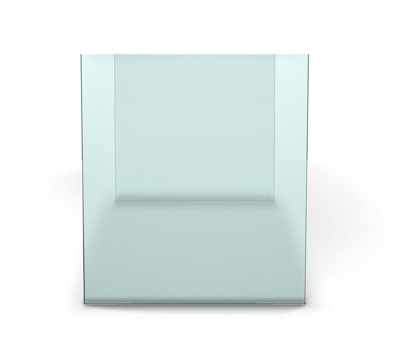 Clear Glass Slab Table Base - Dining Height - Set of 2 - Urbia Table + Task - HORNE