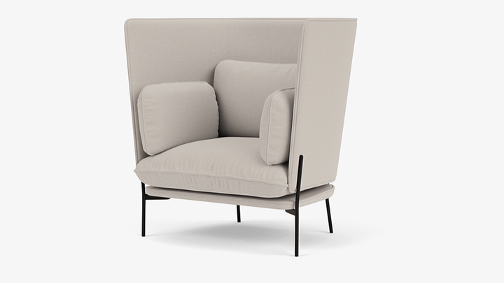 Cloud Lounge Chair - High Back - &Tradition Chairs - Steelcut Trio 0213 - HORNE