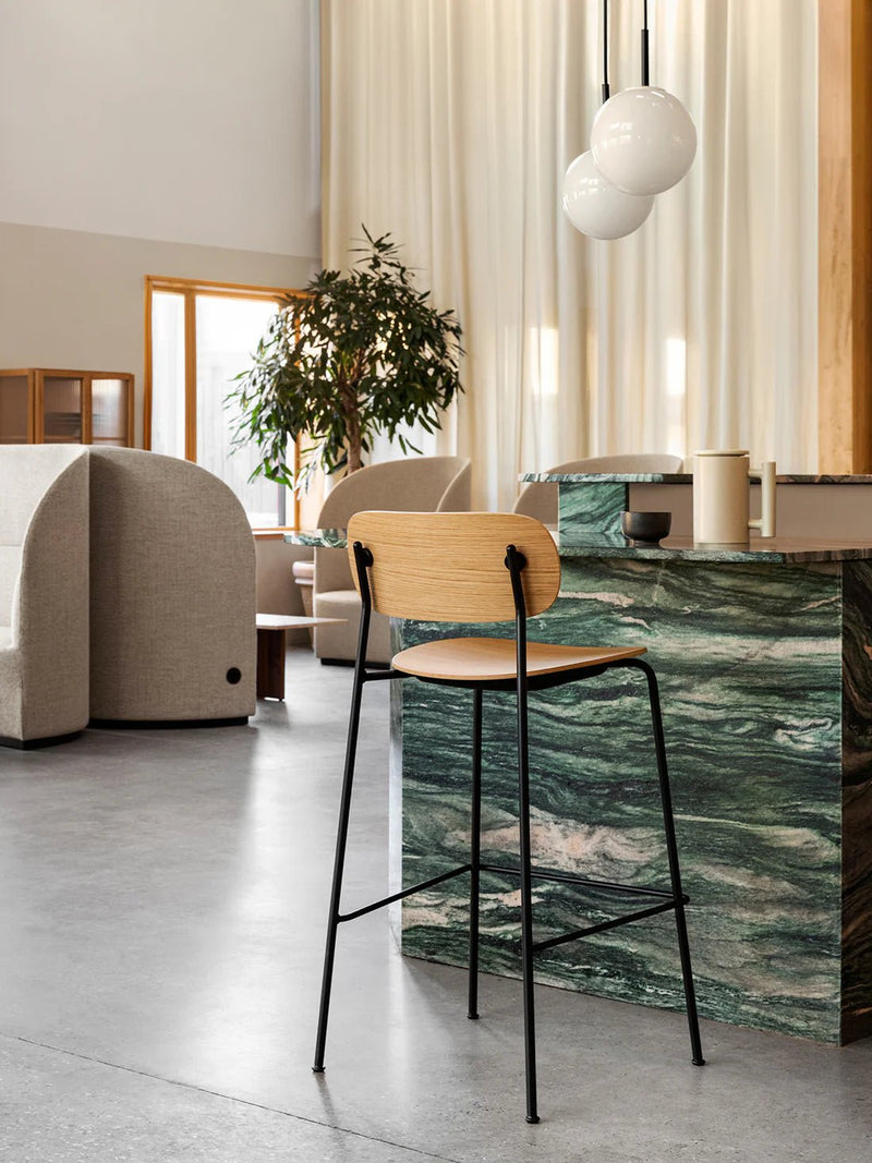 Co Bar Chair - Un - Upholstered - Audo Copenhagen Chairs - Natural Oak - HORNE