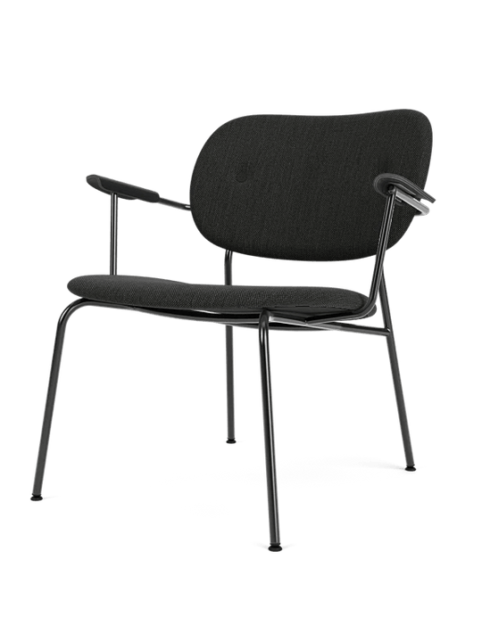 Co Lounge Chair - Fully Upholstered - Audo Copenhagen Chairs - Black Oak | Re - wool 0198 - HORNE