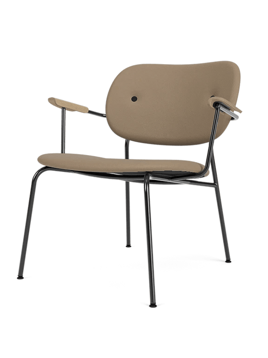 Co Lounge Chair - Fully Upholstered - Audo Copenhagen Chairs - Natural Oak | Sierra 1611 - HORNE