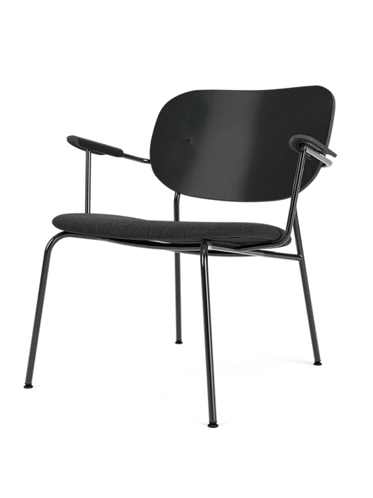 Co Lounge Chair - Seat Upholstered - Audo Copenhagen Chairs - Black Oak | Re - wool 0198 - HORNE