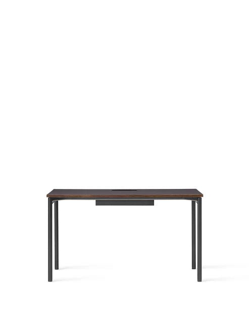 Co Table - Audo Copenhagen - Tables + Desks - 27.5" x 55" - Black - Laminate Terra - w/ Cable Management - HORNE