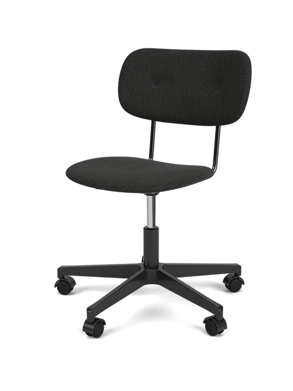 Co Task Chair - Fully Upholstered - Audo Copenhagen Chairs - With Arms - Dark Stained Oak/Sierra 0441 - HORNE