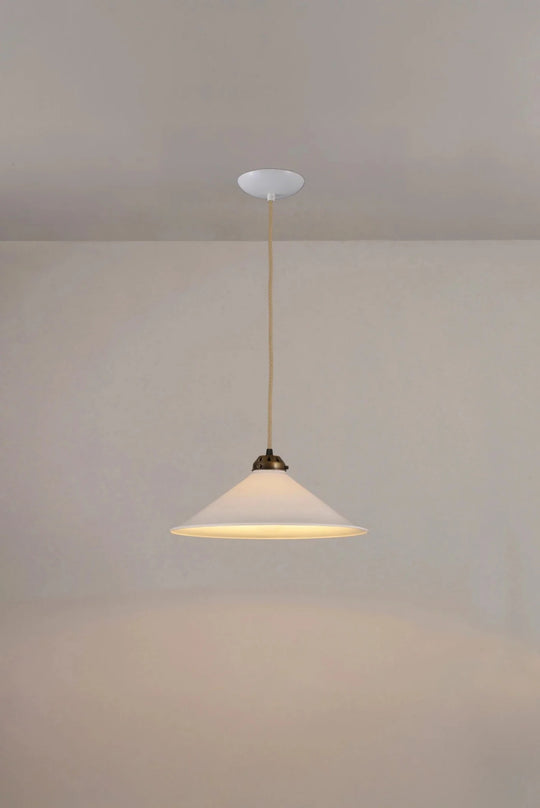Cobb Plain Pendant - Large - Original BTC Pendants - Antique Brass - HORNE