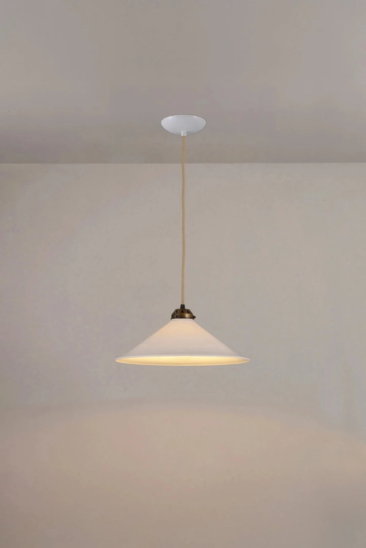 Cobb Plain Pendant - Large - Original BTC Pendants - Antique Brass - HORNE