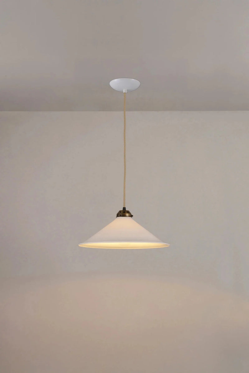 Cobb Plain Pendant - Large - Original BTC Pendants - Satin Brass - HORNE