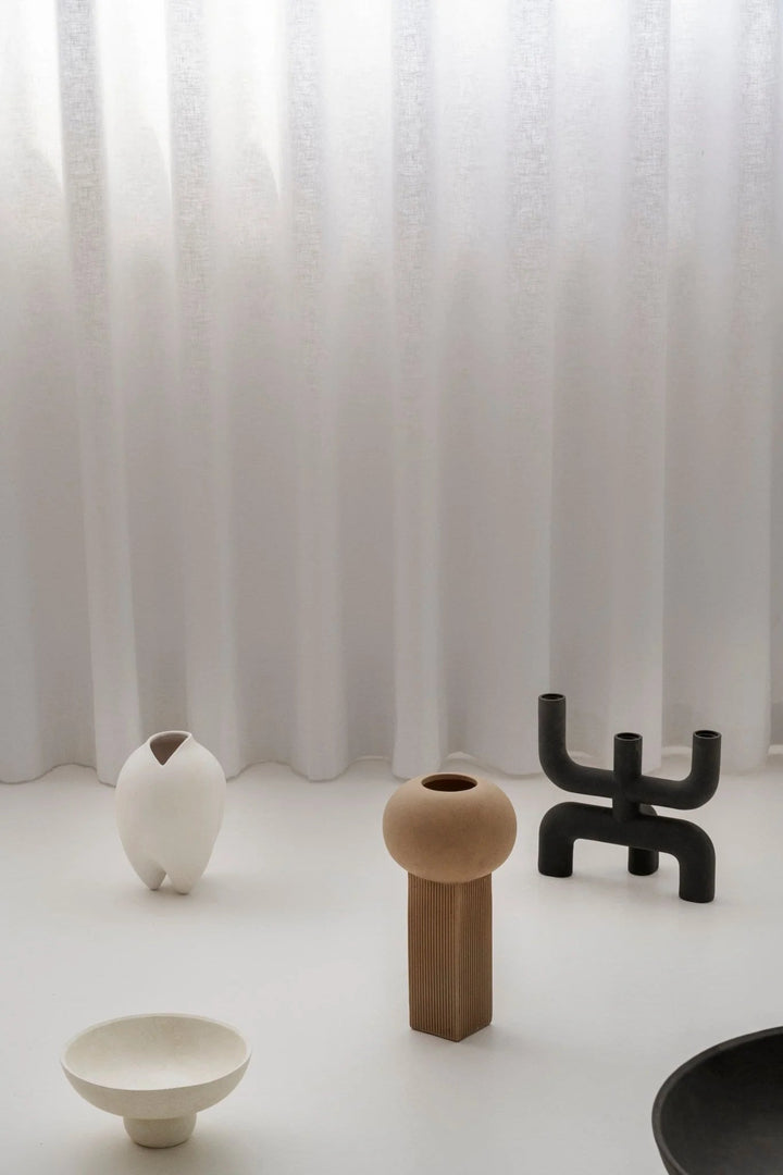 Cobra Candle Holder - 101 Copenhagen Candle Holders - Bone White - HORNE