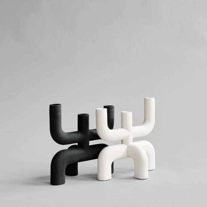 Cobra Candle Holder - 101 Copenhagen Candle Holders - Bone White - HORNE