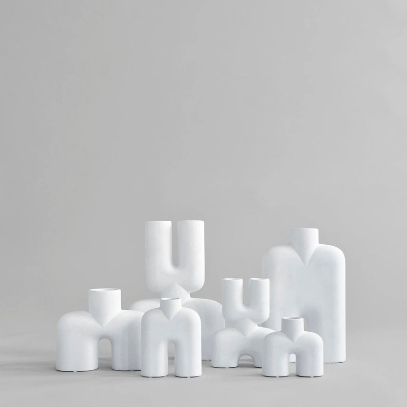 Cobra Vase Double - 101 Copenhagen Vases - Mini - Bone White - HORNE