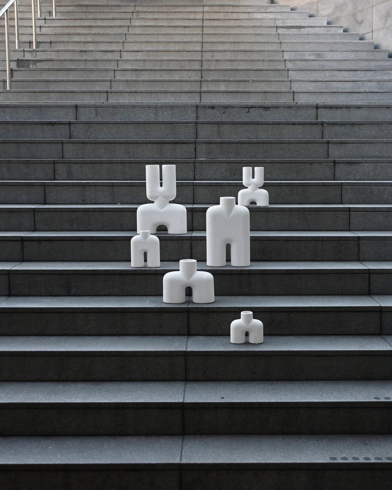 Cobra Vase Double - 101 Copenhagen Vases - Mini - Bone White - HORNE