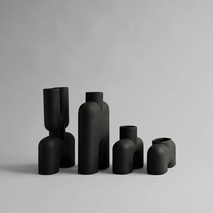 Cobra Vase Fat - 101 Copenhagen Vases - Black - HORNE