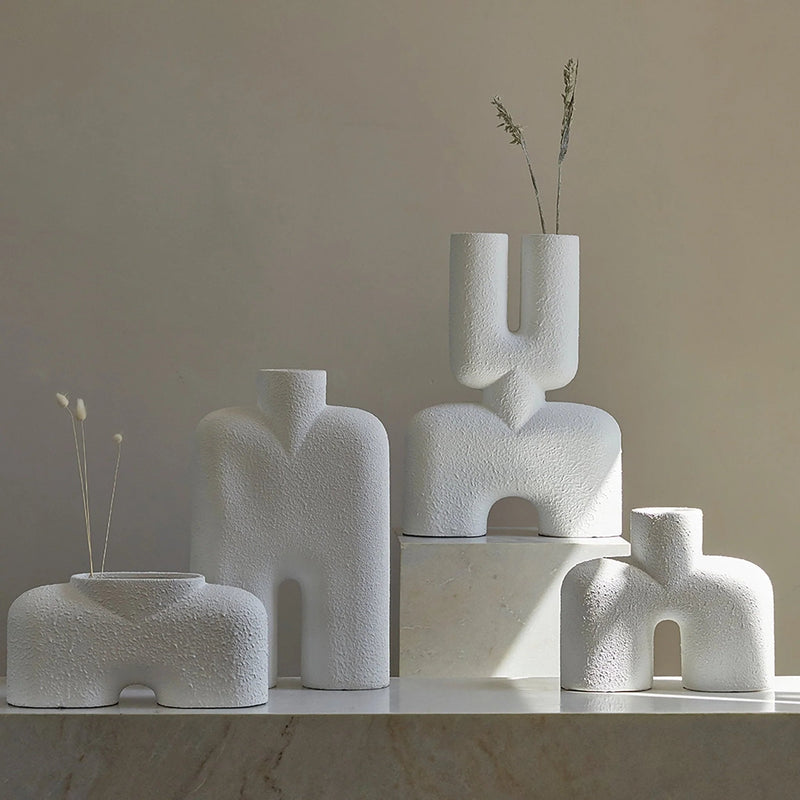 Cobra Vase Fat - 101 Copenhagen Vases - Bubble White - HORNE