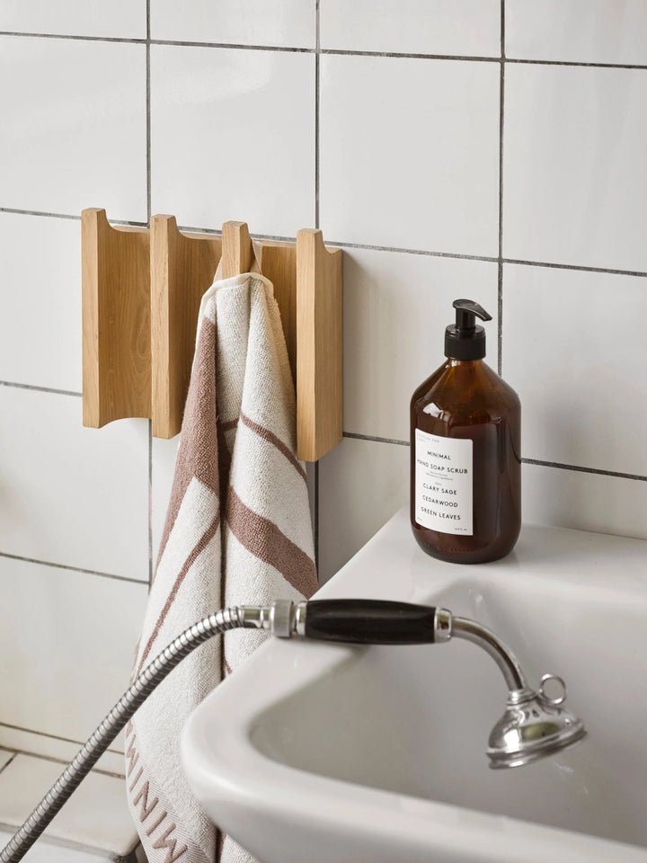 Column Coat Rack - Kristina Dam Coat + Key Racks - Warm Oiled Oak - HORNE