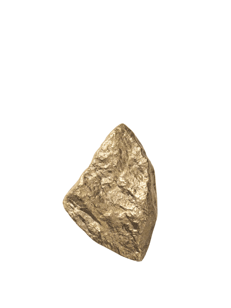 Comber Rock Hook - Ferm Living Hangers & Hooks - Small - Blackened Aluminum - HORNE