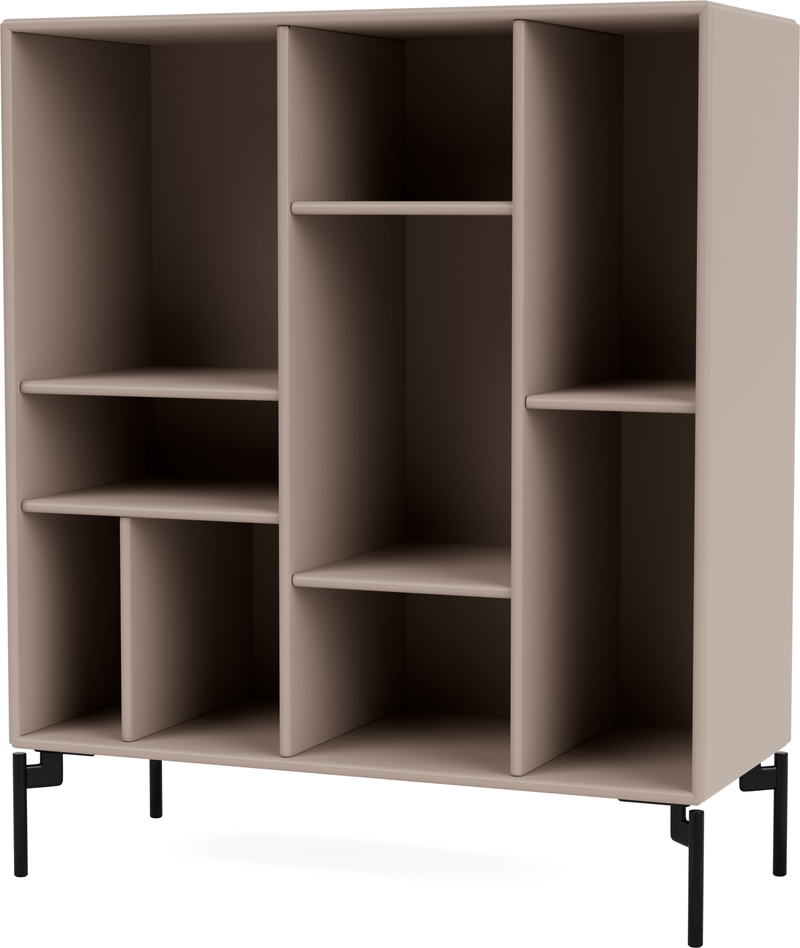 Compile Decorative Shelf - With Legs - Montana - Shelving - Anthracite - Matte Chrome - HORNE