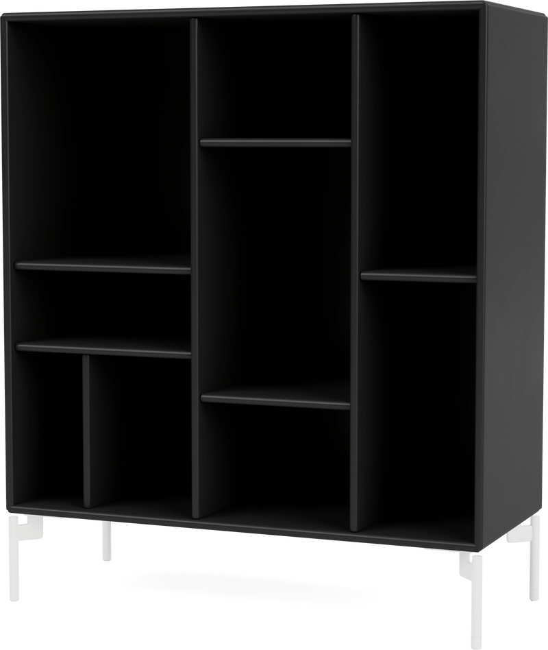 Compile Decorative Shelf - With Legs - Montana - Shelving - Anthracite - Matte Chrome - HORNE