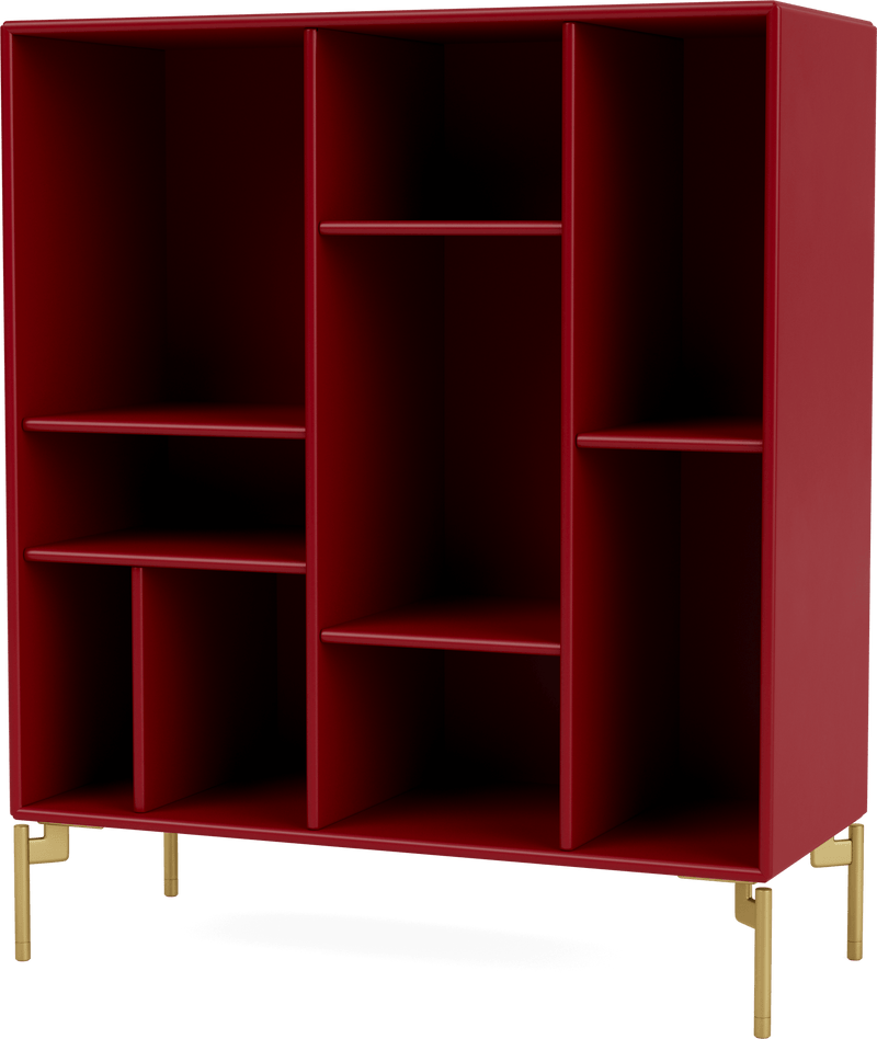 Compile Decorative Shelf - With Legs - Montana - Shelving - Anthracite - Matte Chrome - HORNE