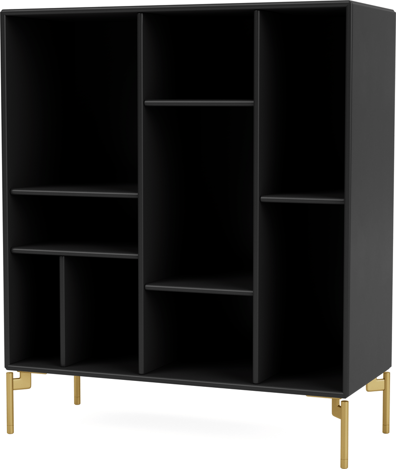 Compile Decorative Shelf - With Legs - Montana - Shelving - Anthracite - Matte Chrome - HORNE