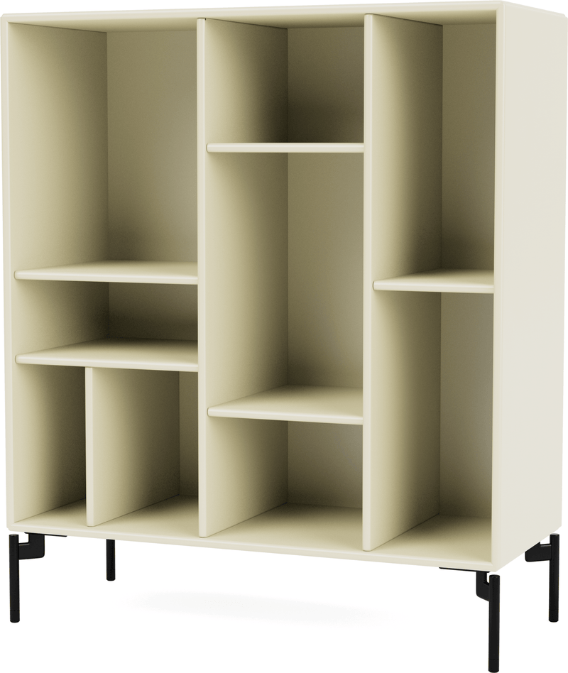 Compile Decorative Shelf - With Legs - Montana - Shelving - Anthracite - Matte Chrome - HORNE