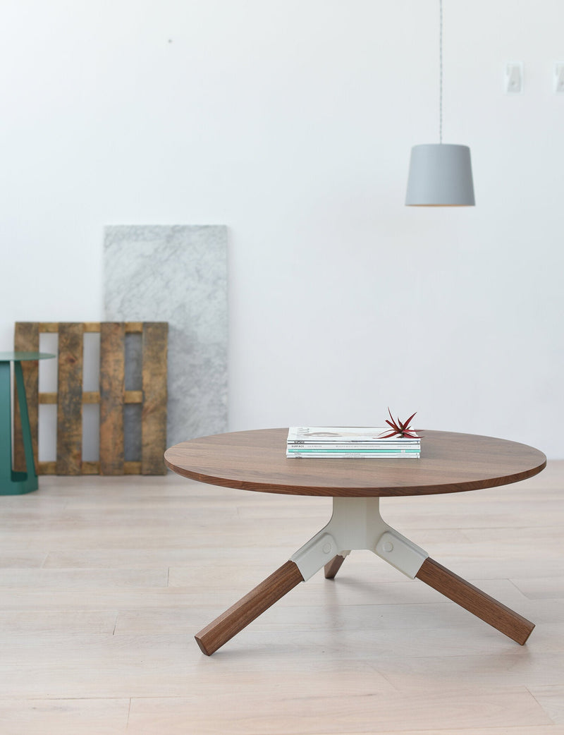 Conrad Coffee Table - Misewell Tables - White - HORNE